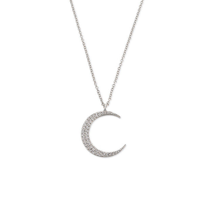MOON Necklace (Diamonds)