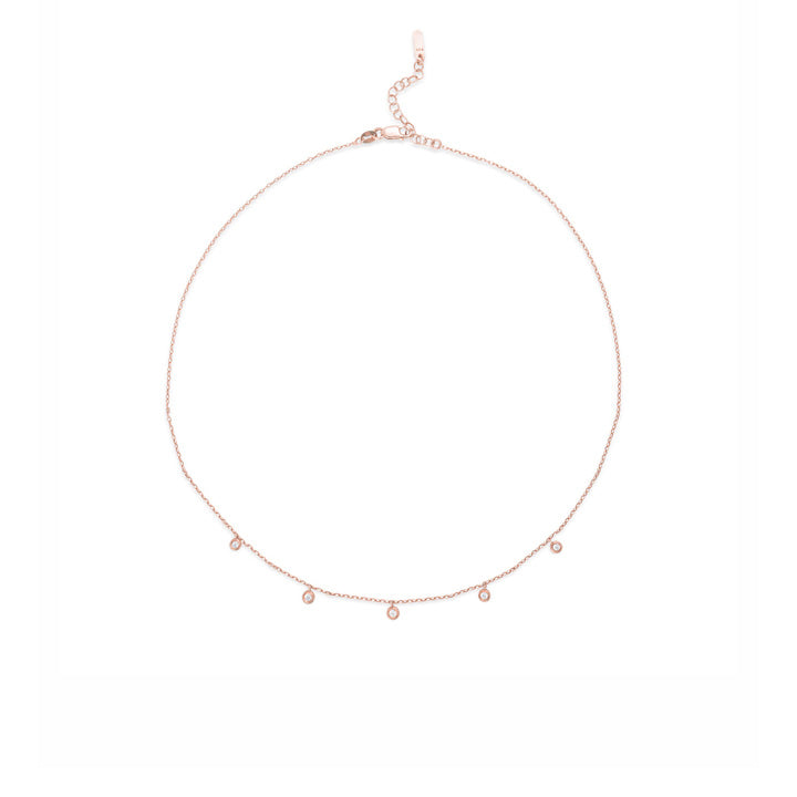 CLASSIC 5 DIAMOND DROPS Necklace