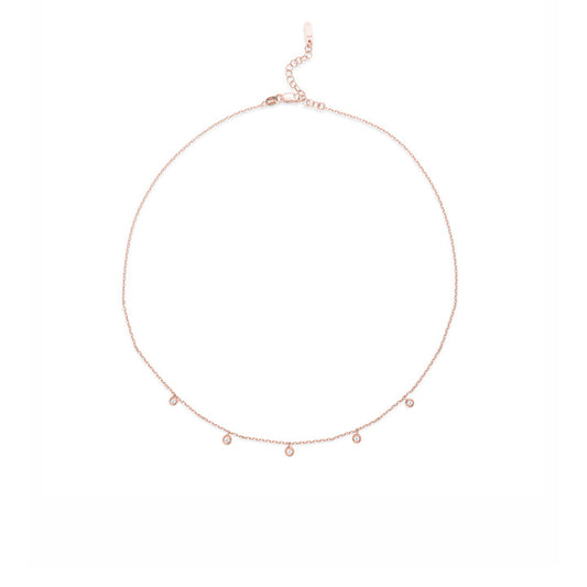CLASSIC 5 DIAMOND DROPS Necklace