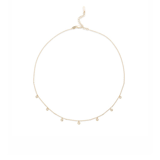 CLASSIC 7 DIAMOND DROPS Necklace