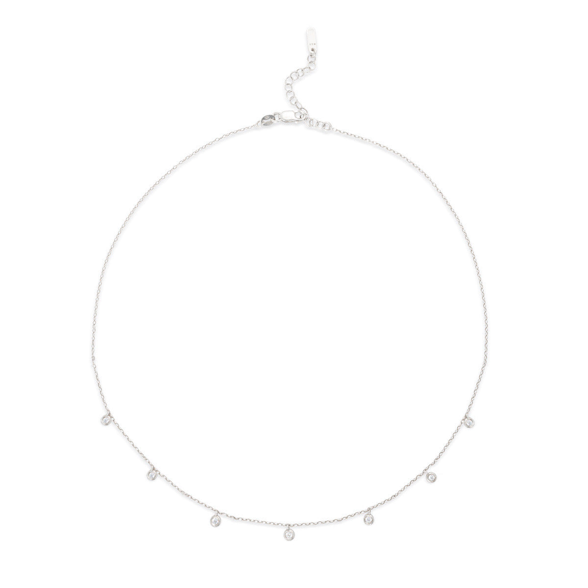 CLASSIC 7 DIAMOND DROPS Necklace