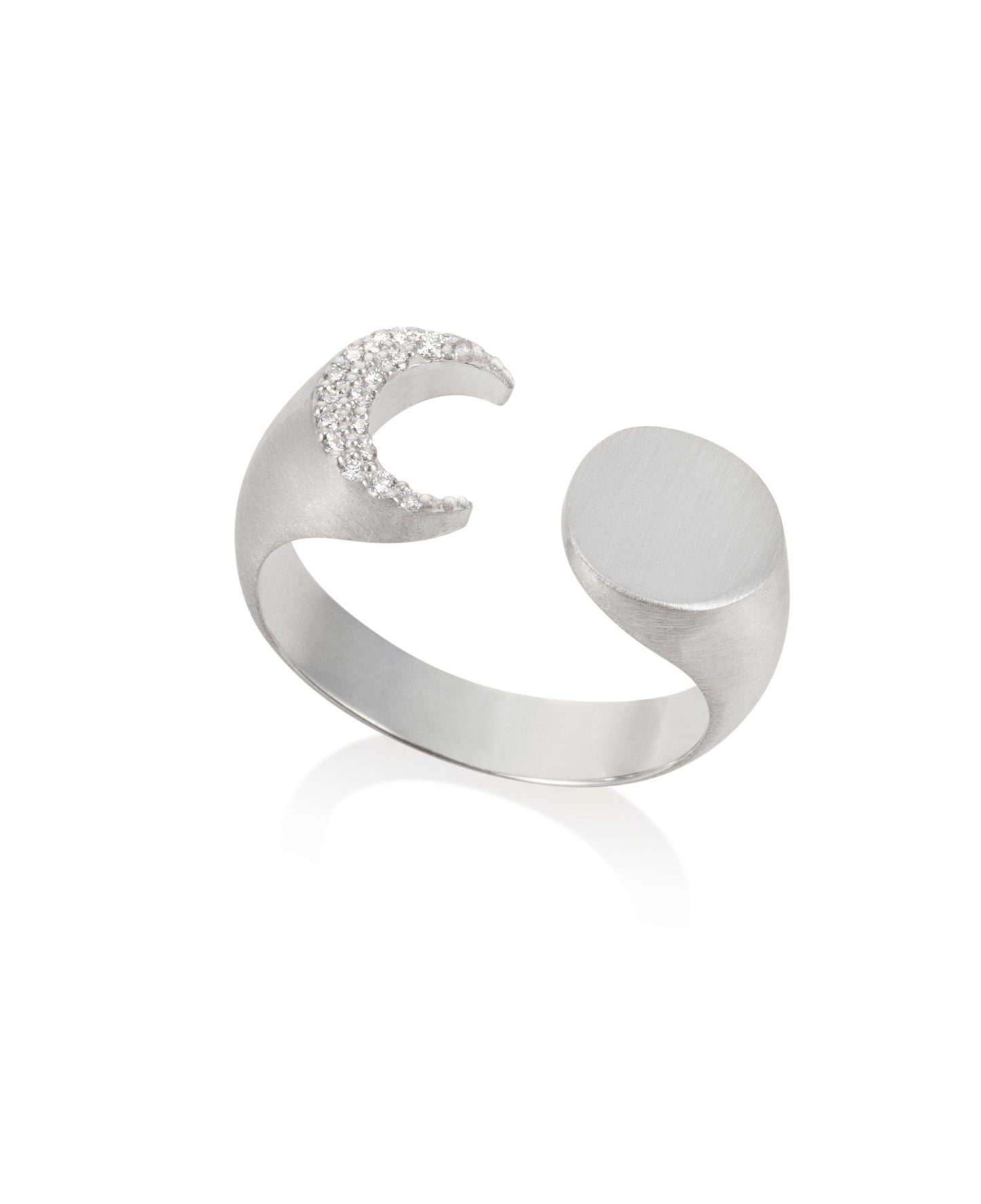 MOON Ring (diamonds)