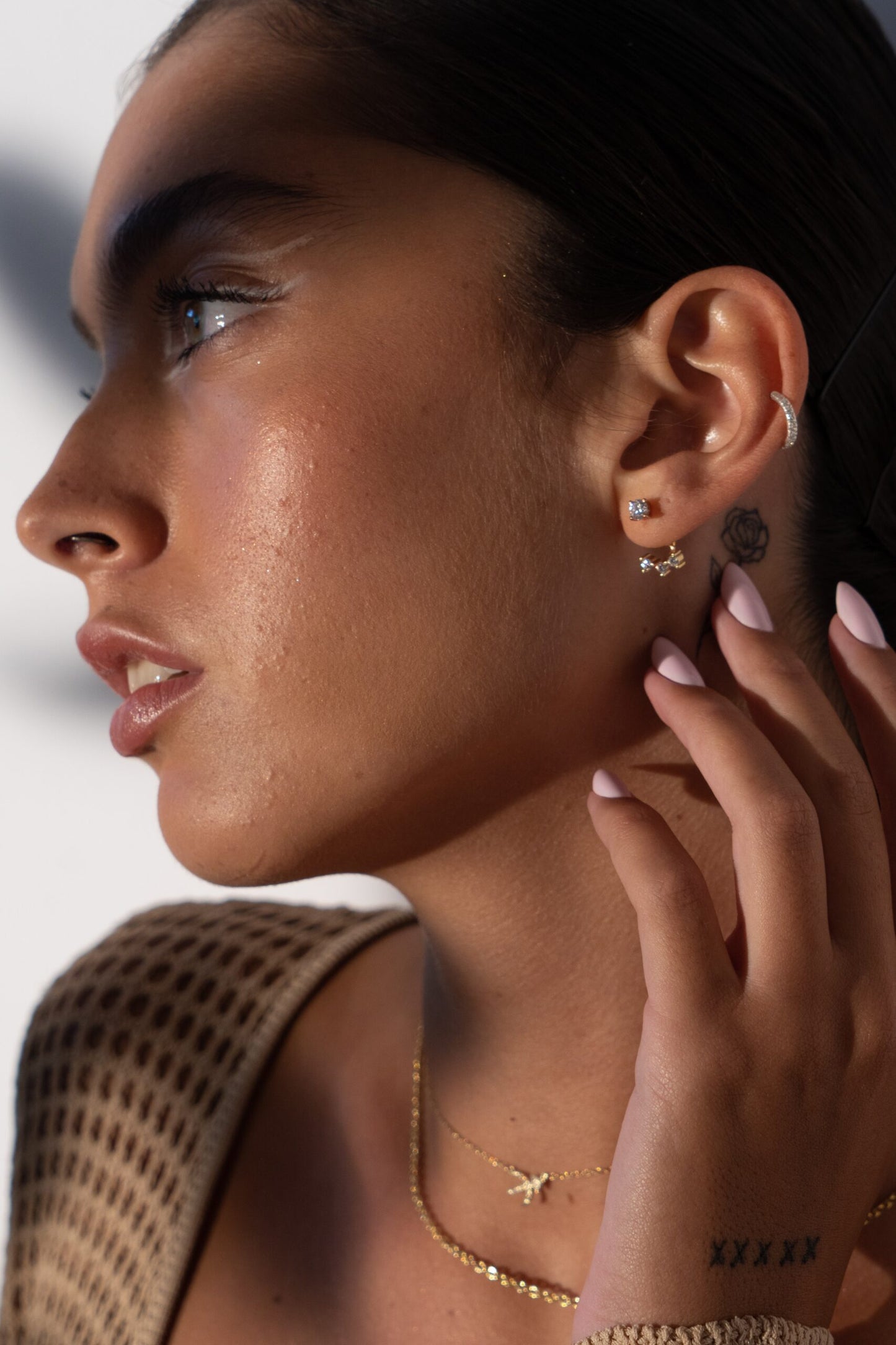 SINGLE ROSE Earring