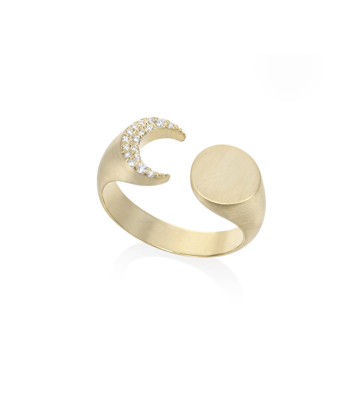 MOON Ring (diamonds)