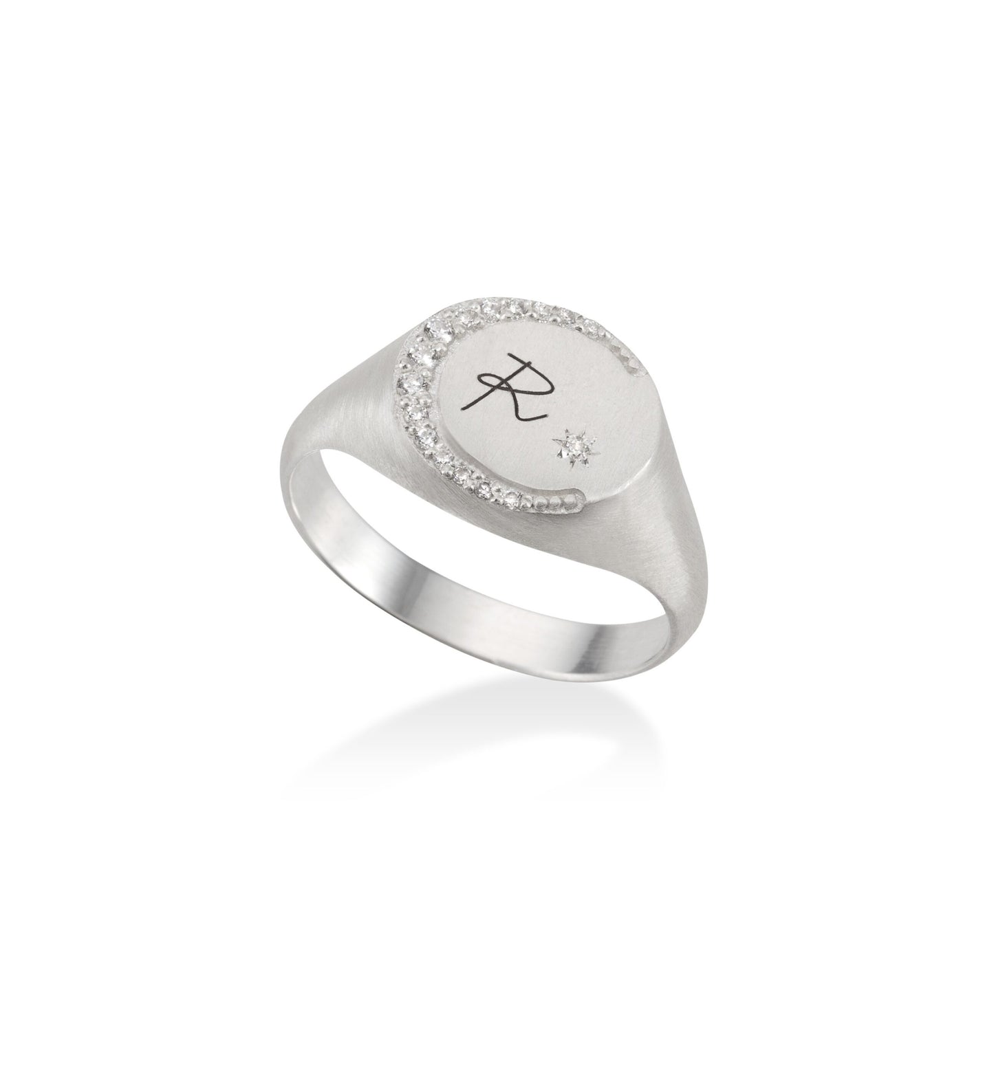 FULL MOON Ring (Diamonds)