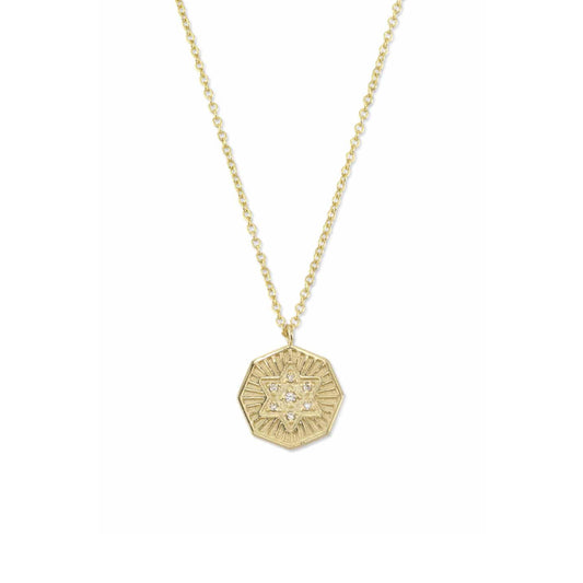 OCTAGON WITH MAGEN DAVID Necklace