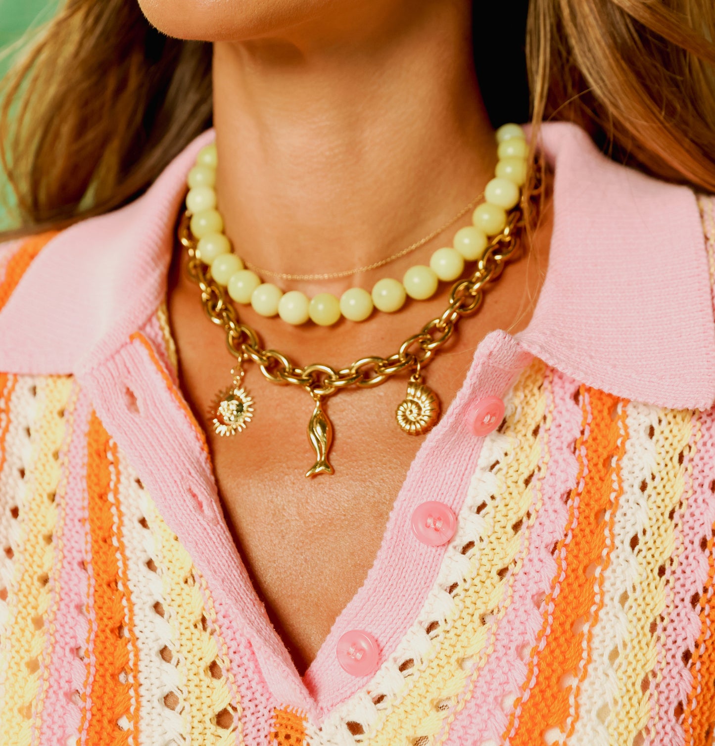 LIME SPELL NECKLACE
