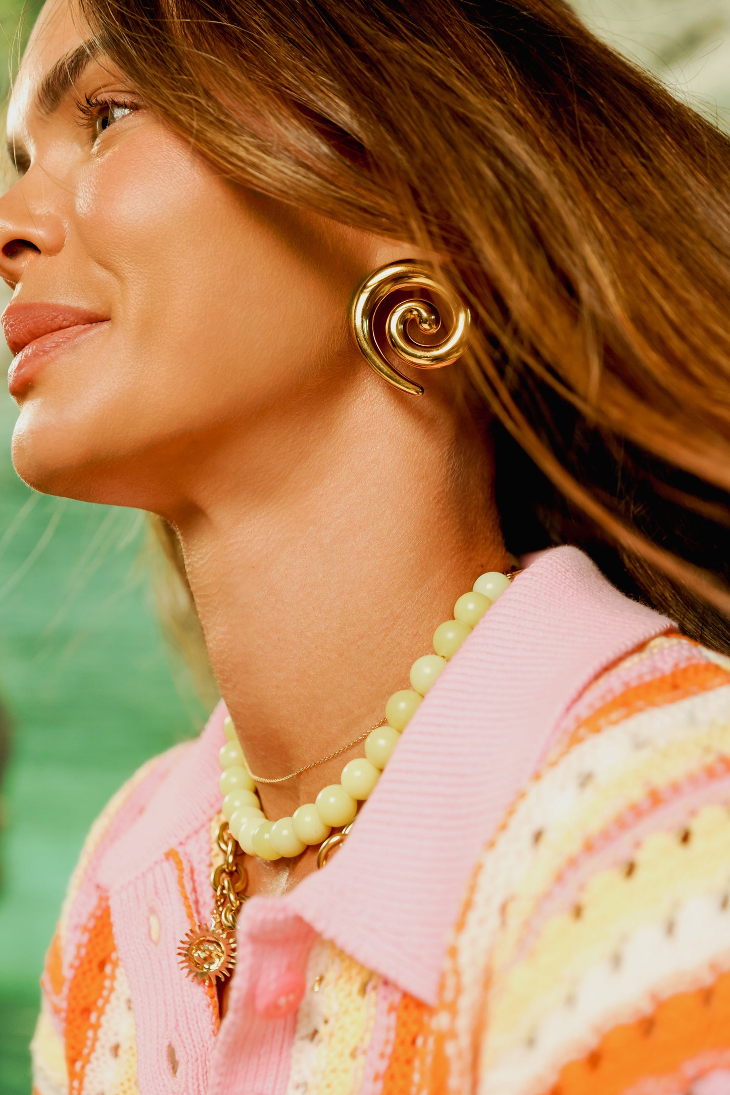 SPIRAL HEAT EARRINGS