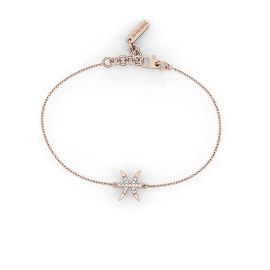 צמיד זהב במזל דגים