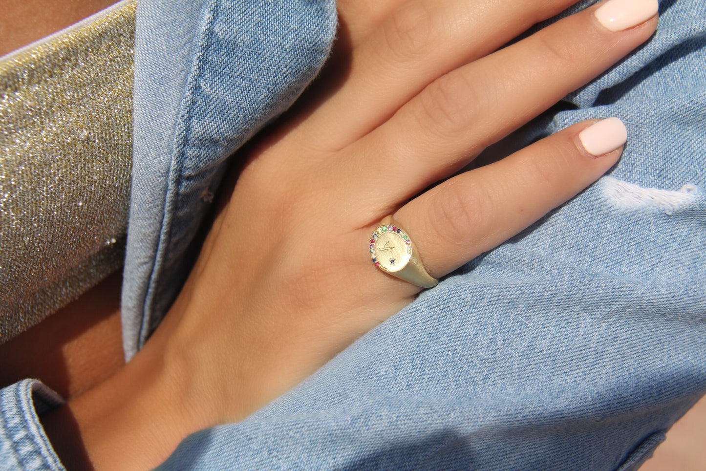 FULL MOON Ring (Gemstones)