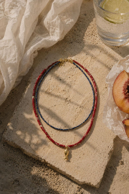 Lucky fish (Layered) necklace