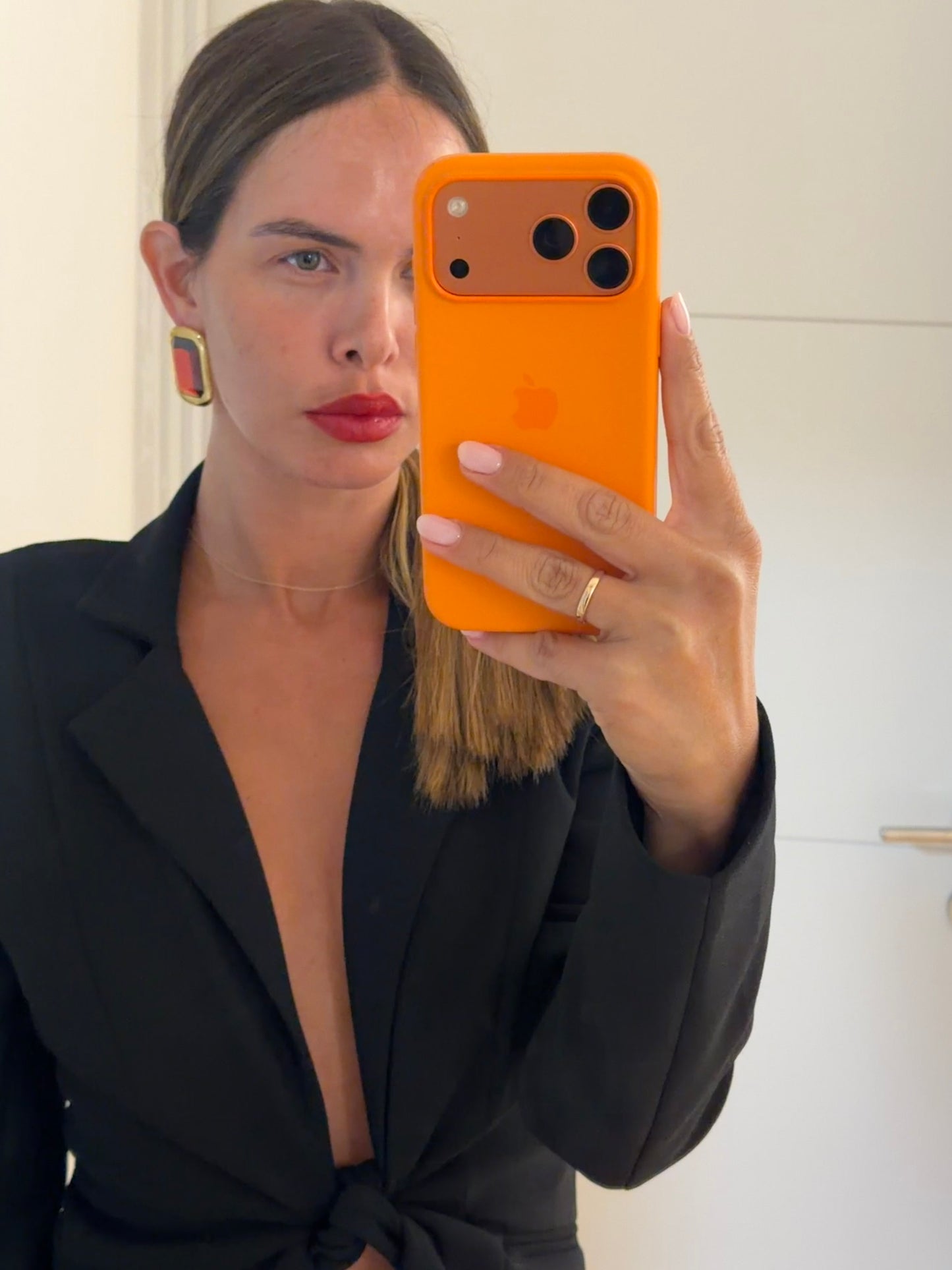 FULL ATTENTION (red) earrings