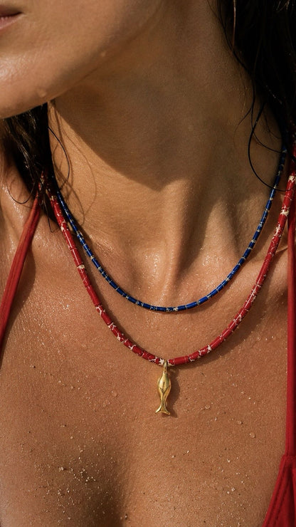 Lucky fish (Layered) necklace