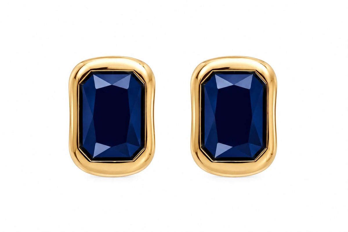 FULL ATTENTION (royal blue) earrings