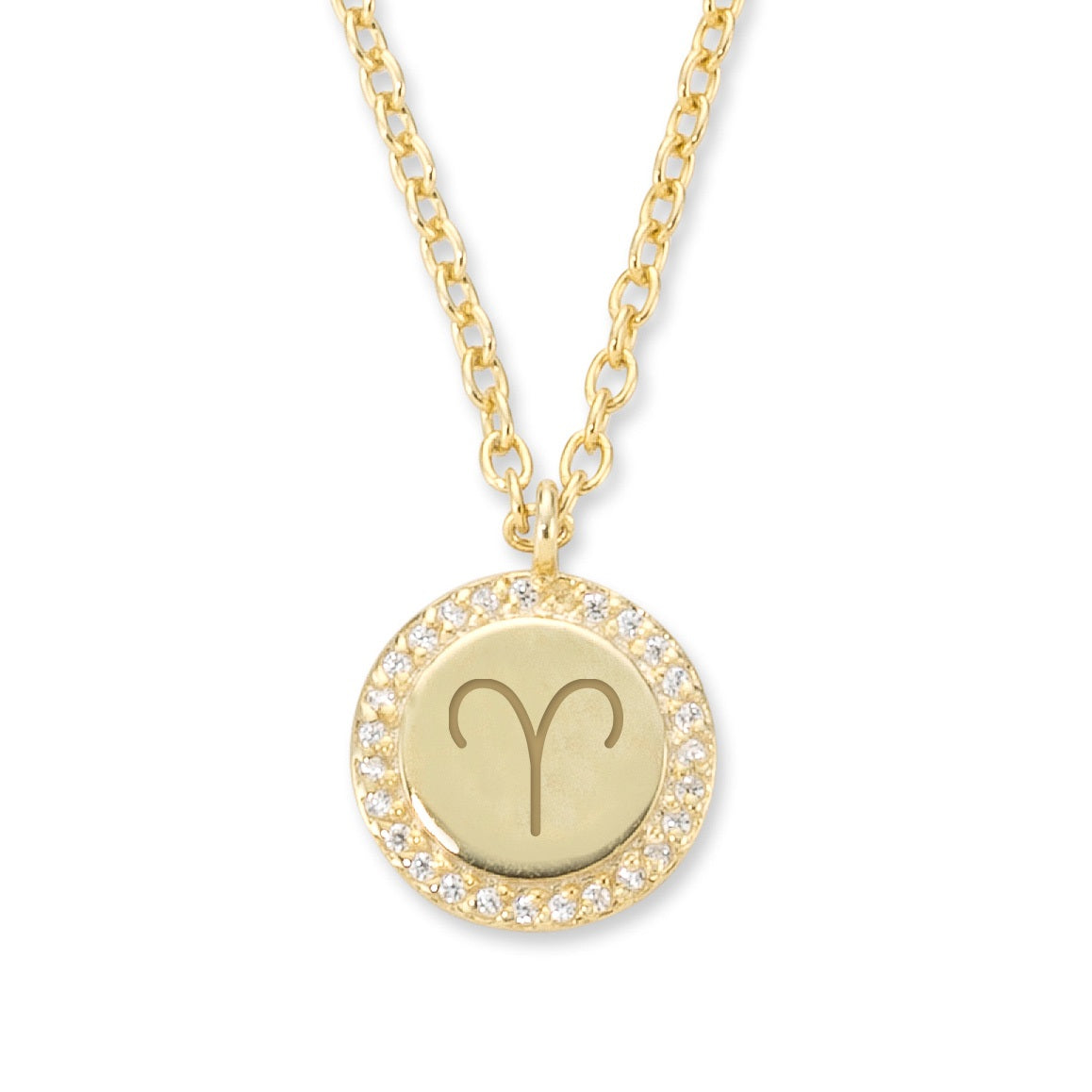 ARIES ZODIAC COIN Necklace