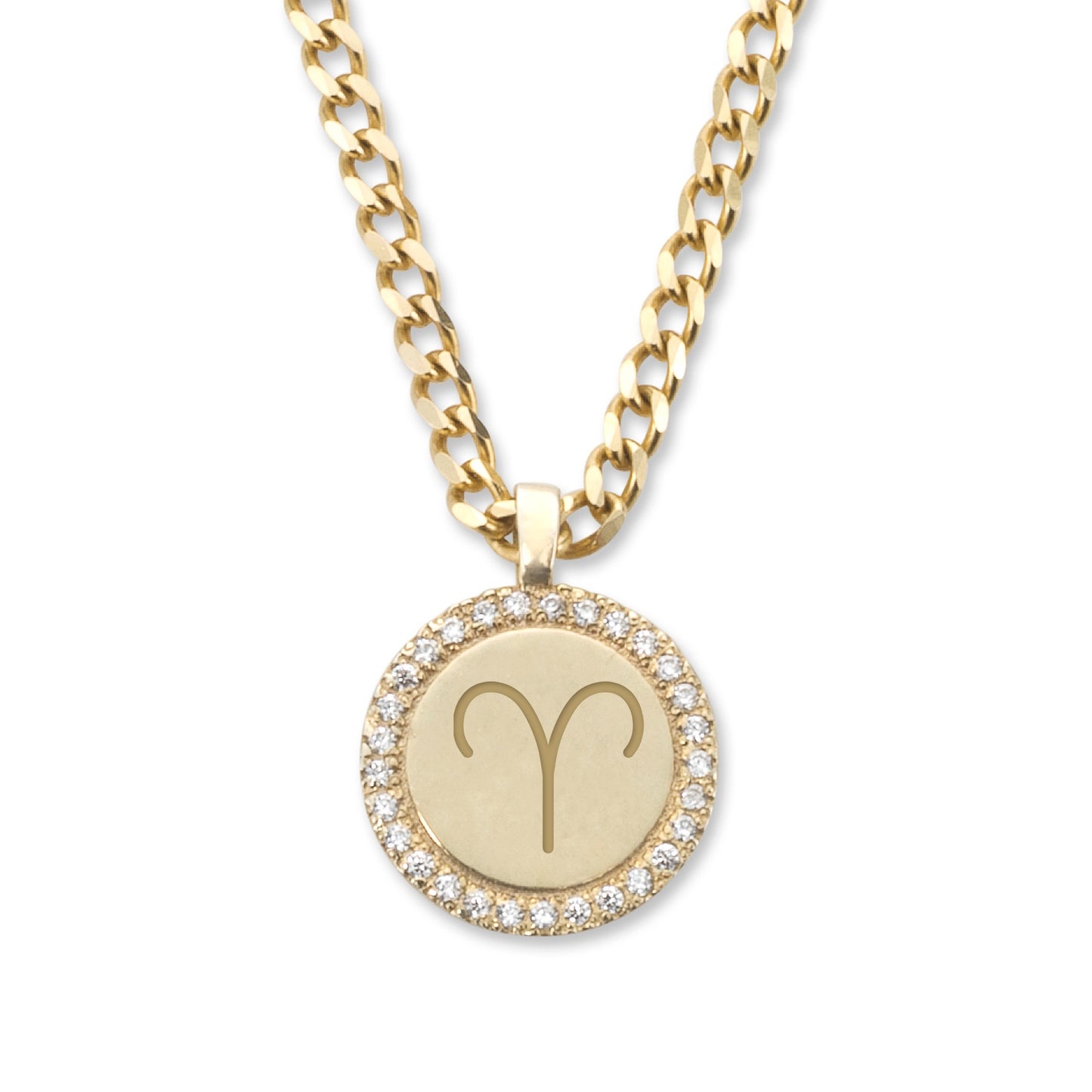 ARIES ZODIAC GOURMET COIN Necklace