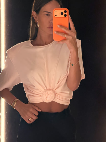 FULL ATTENTION (smoked peach) earrings
