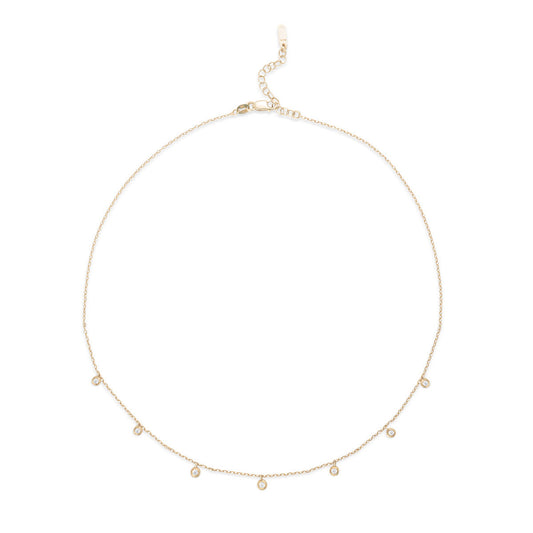 CLASSIC 7 DIAMOND DROPS Necklace