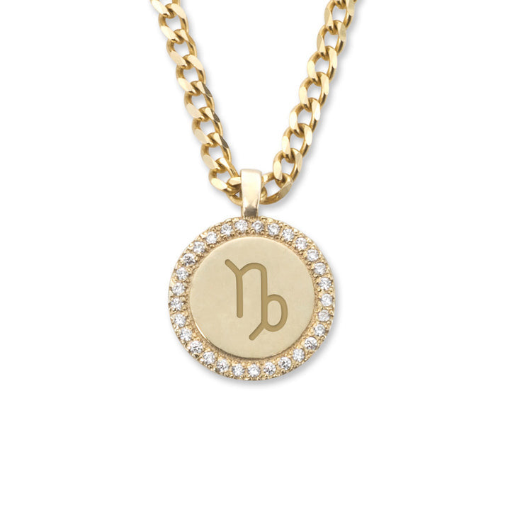 CAPRICORN ZODIAC COIN GOURMET Necklace