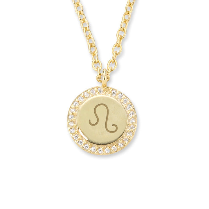 LEO ZODIAC COIN Necklace