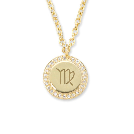 VIRGO ZODIAC COIN Necklace