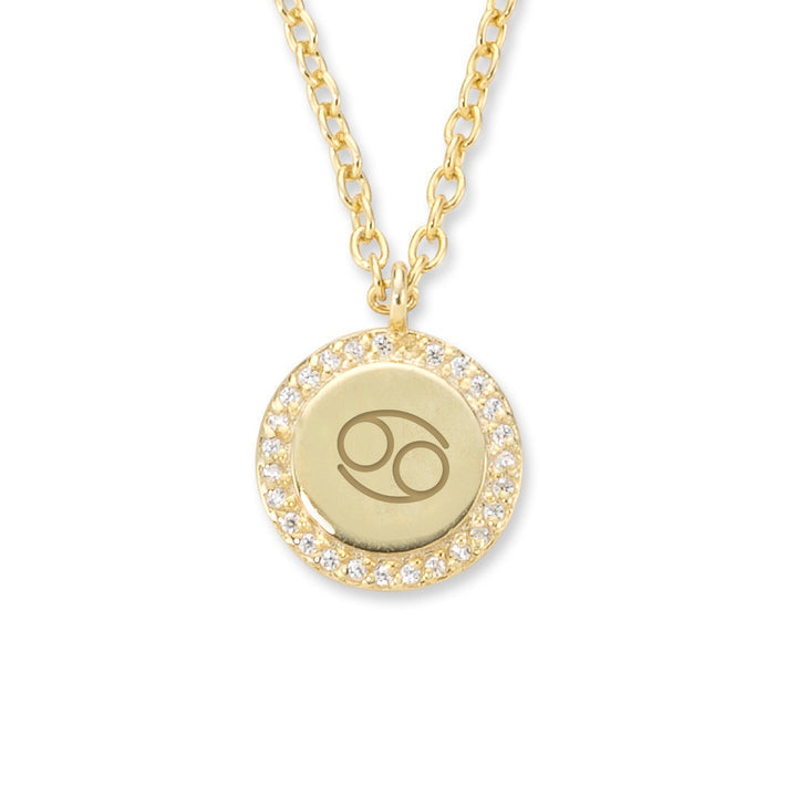 CANCER ZODIAC COIN Necklace