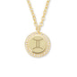 GEMINI ZODIAC COIN Necklac