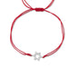 MAGEN DAVID (ZIRCONS) STRING BRACELET