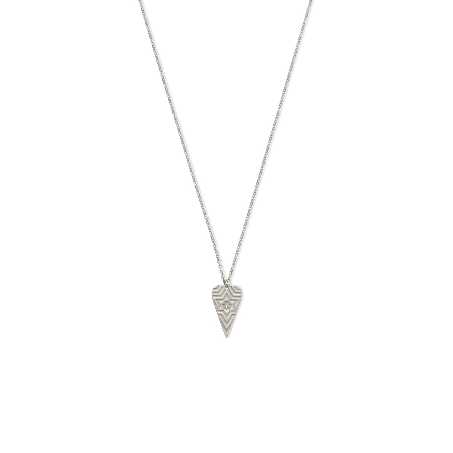 HEART WITH MAGEN DAVID Necklace