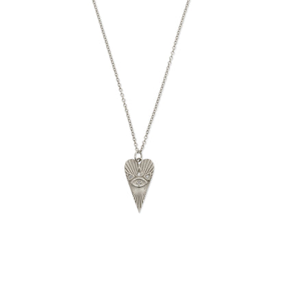 SPECIAL HEART WITH EVIL EYE Necklace