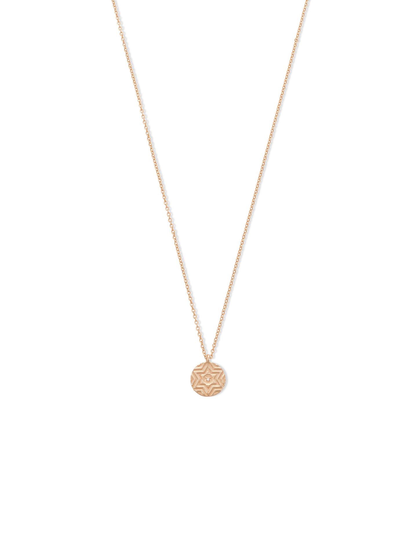 CIRCLE WITH MAGEN DAVID Necklace