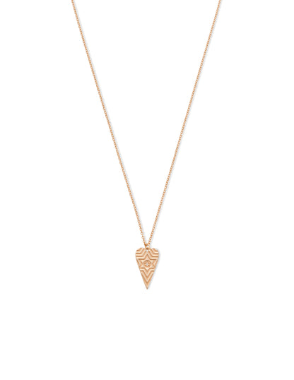 HEART WITH MAGEN DAVID Necklace